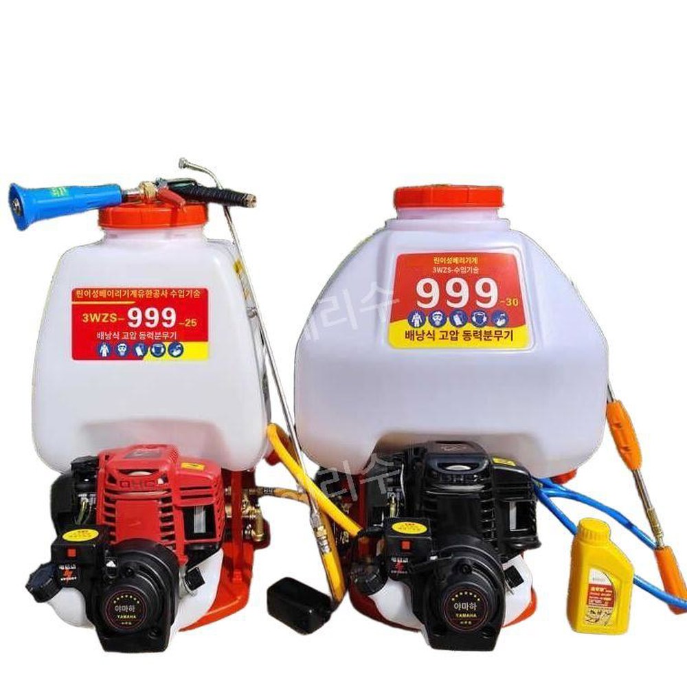 30리터 고압분무기 구리펌프 30L 가솔린 1 20L 2행정 엔진 살포기 분무기 고압 스프레이어 혼합유 2행정 혼합유 고압분무기 30리터 - 상품 이미지