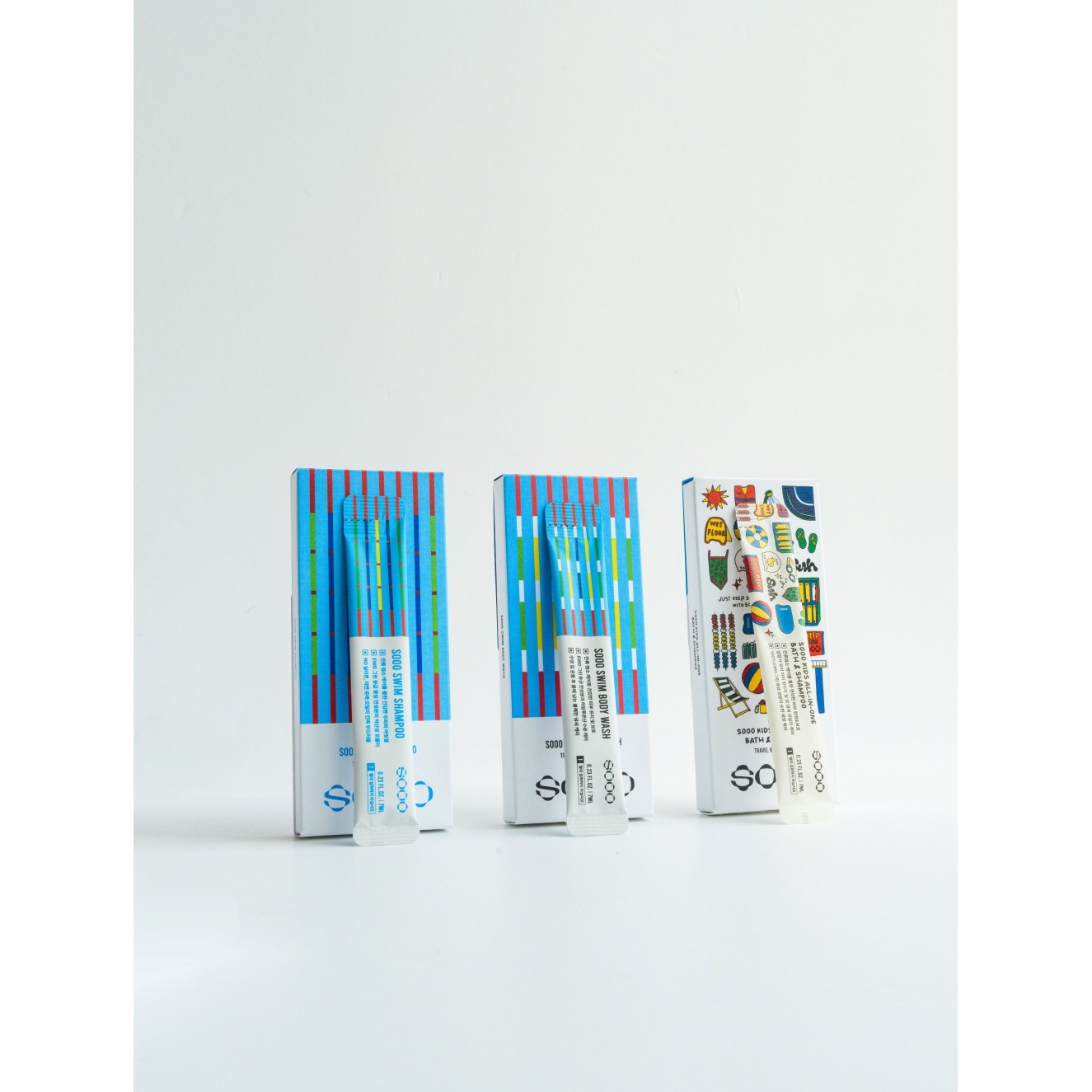 [내일배송] SOOO 여행전용 수영장 바디워시 트래블키트(7mlⅹ5개입) - 상세 이미지 4
