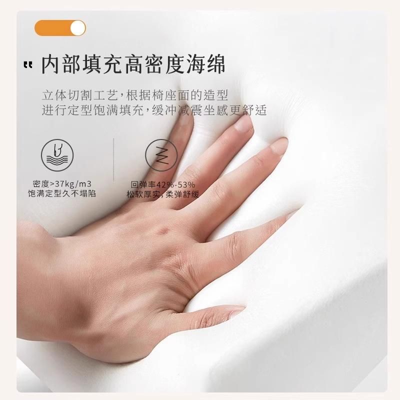 바퀴의자 무빙의자 작업용 스툴 원목 원형 화장대 낮은 사각 패브릭 인테리어 보조의자 등받이 - 상세 이미지 5