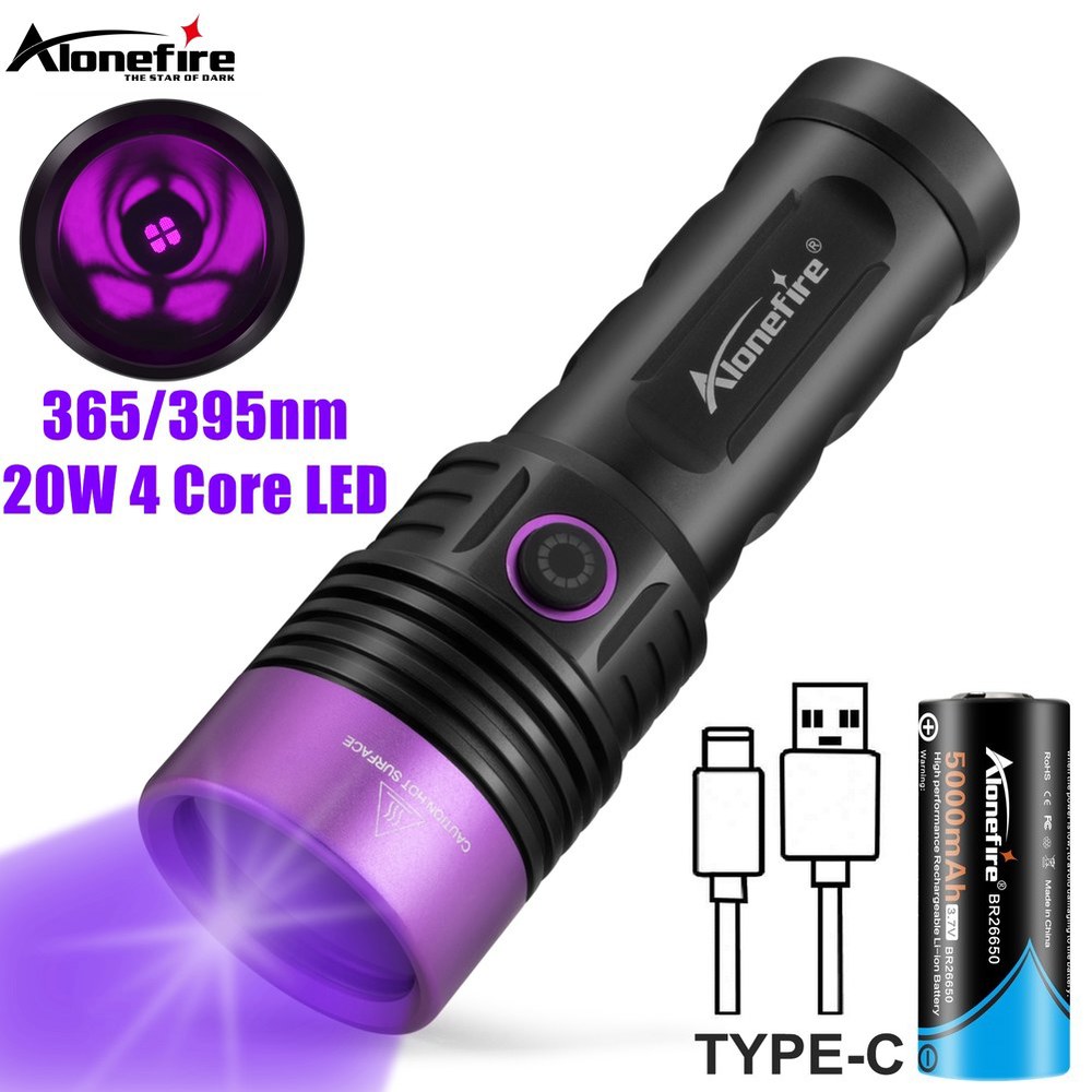 nefi UV 손전등 소형 벌레 12코어 1 토치 USB 직접 심지 60w 램프 건조기 충전 고출력 12코어 고출력 심지 USB 직접 충전 1 - 상세 이미지 2
