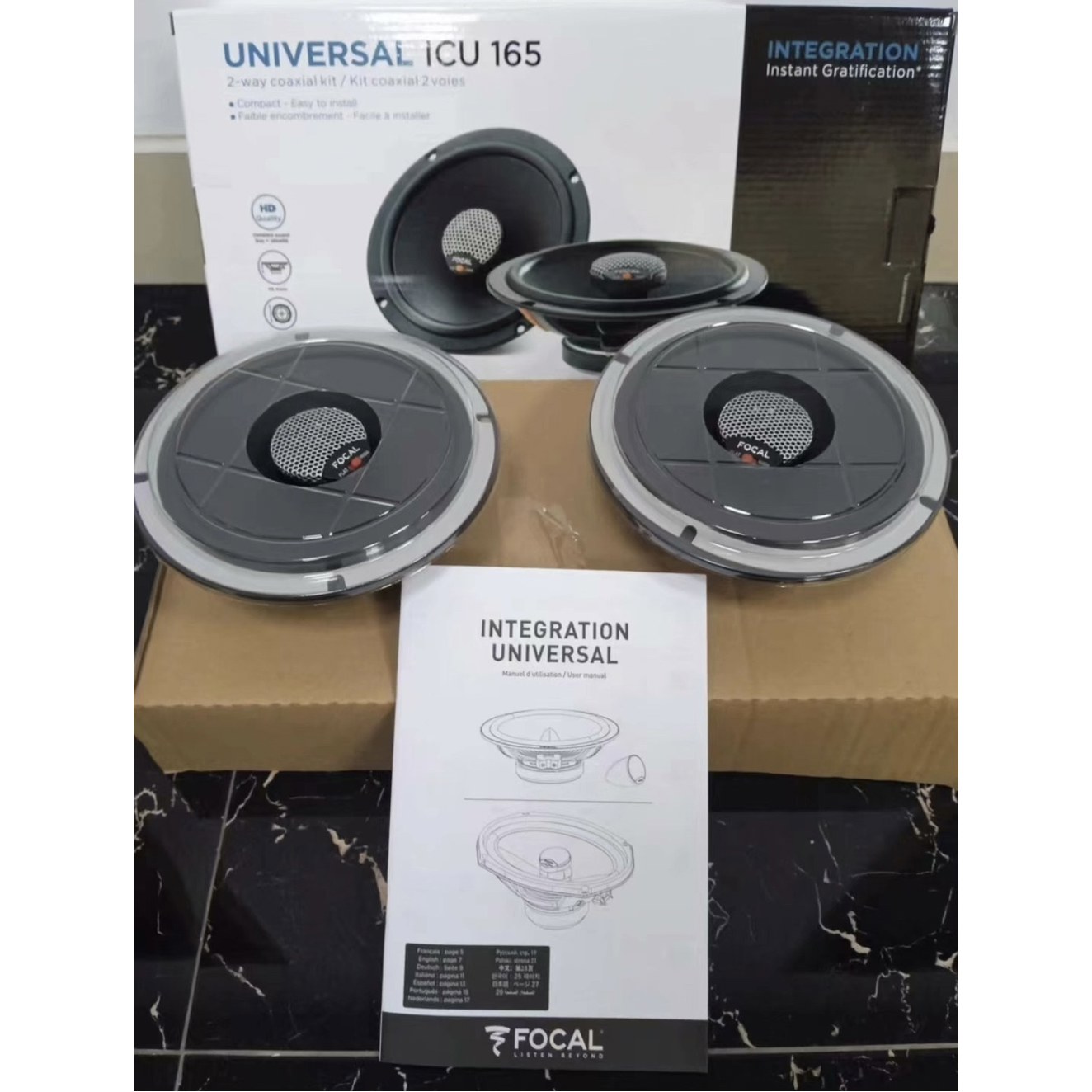 차량용 통합 Focal 스피커 QM6 cm 신형 ES165KX2E ISU165 70W - 상세 이미지 3