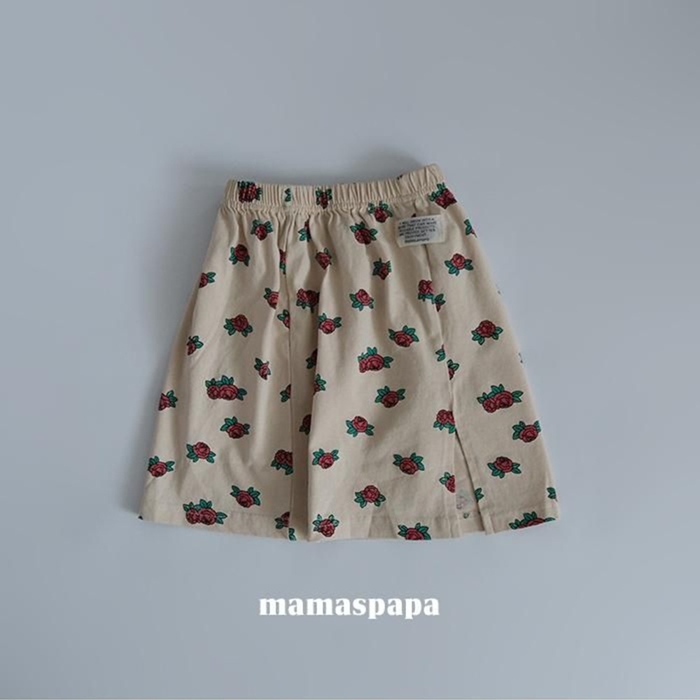 보아투 유아 마마스파파 파인스커트 S~XL 여름 여아 치마 밴딩 고무줄 자매룩 데일리룩 - 상세 이미지 5