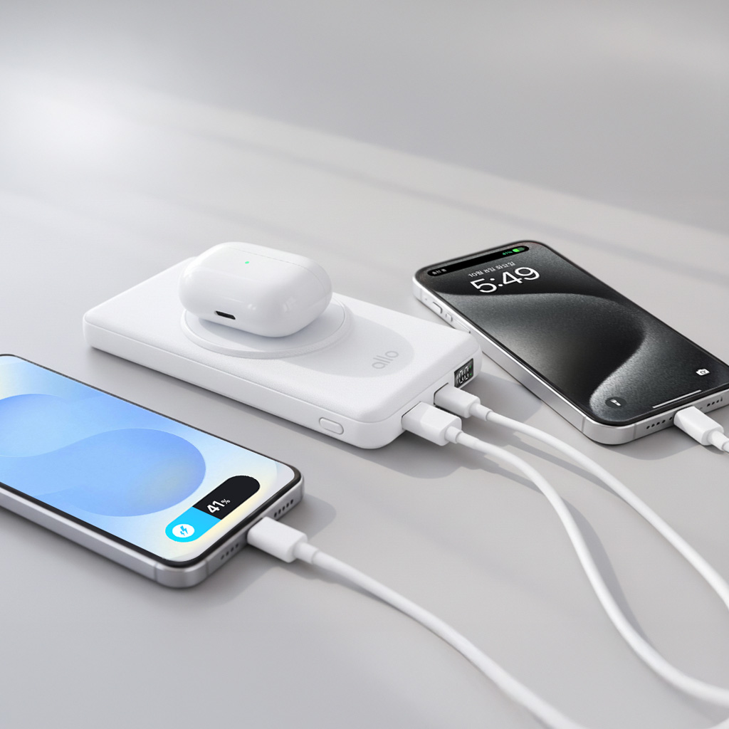 알로코리아 고속 무선 충전 맥세이프 보조배터리 10000mAh 1007WPD 이미지 6