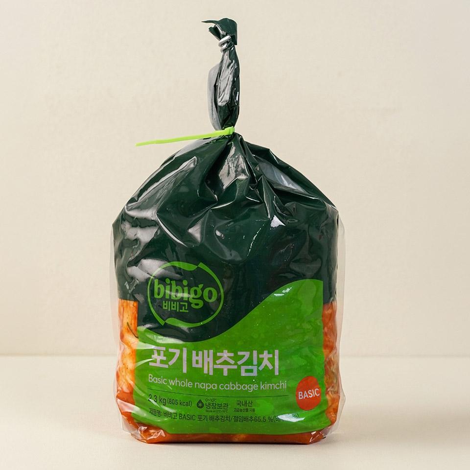 메가마트 CJ 비비고 베이직 포기배추김치 2.5kg - 메인 이미지