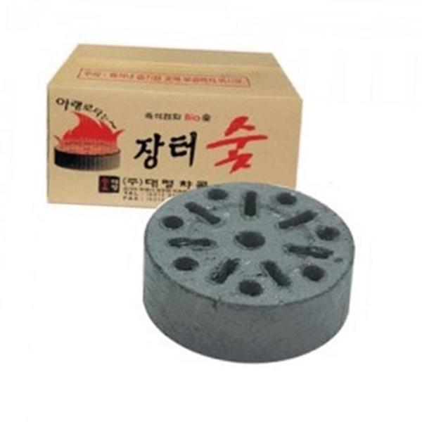 피우는 캠핑용 숯 간편 바베큐 숯 즉석 고체 - 상품 이미지