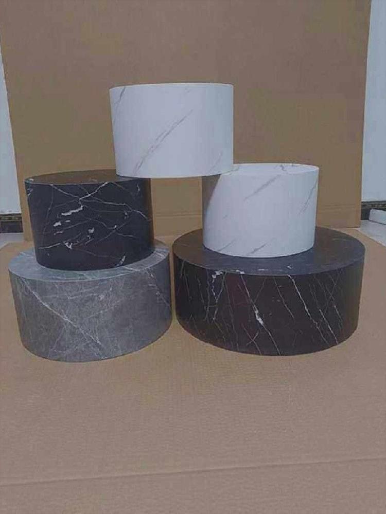 웨딩샵 도어 책상 키높이 가구부속 단상 철물 자재 원형 테이블 가구부속자재 DIY 다리 50x15 흰색 대리석 1 이야기 이미지 6