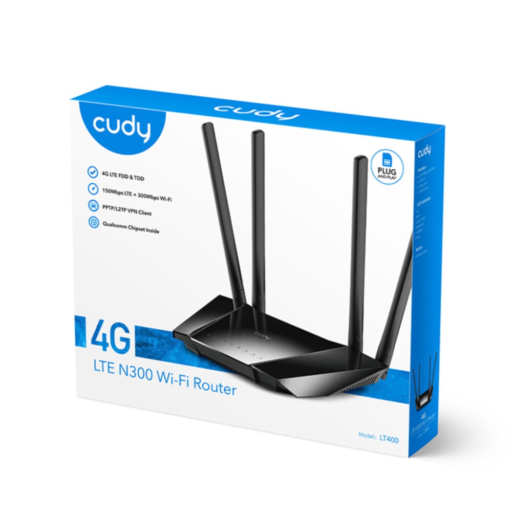 4G 셀룰러라우터 LTE Cat CUDY 공유기 와이파이 모뎀 LT700E 라우터 - 상품 이미지