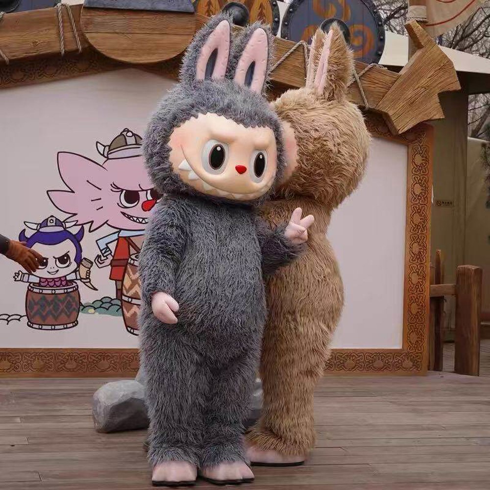 인형탈 라부부 프 동물의상 곰돌이 갈색 졸업사진컨셉 캐릭터 용 카키랍토끼 할로윈데이 이즈 프 이즈 카키랍토끼 - 상세 이미지 2
