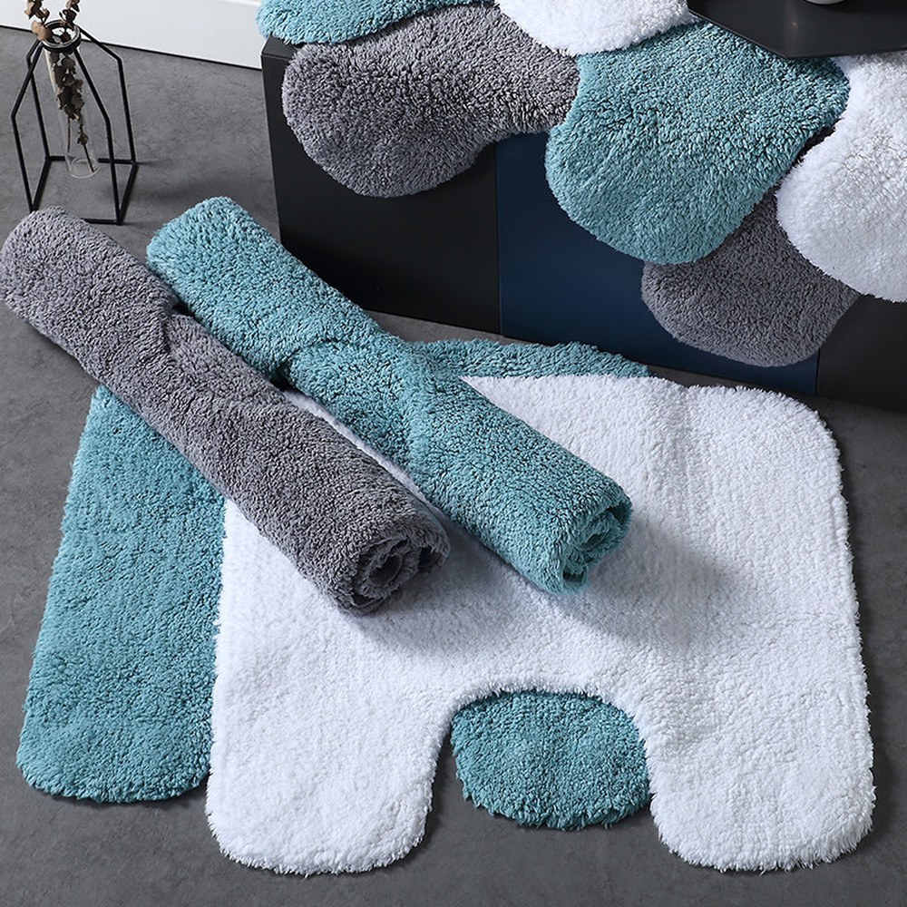 84801 회색 84798 매트 바닥 변기앞 화장실 편한 깊이24 다용도 벌집 가로60CM 세로60CM 24CM 다크그레이 - 상세 이미지 3