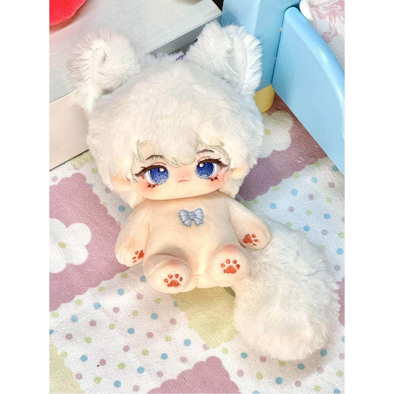 코 몸체 솜깅이 무속성 머리띠 10cm 4종 남자아이 의상세트 마린 꿀벌 블루 - 상품 이미지