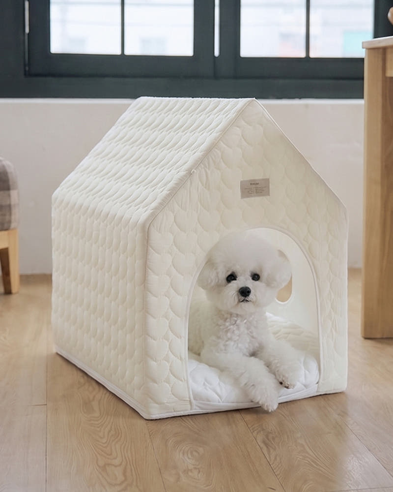 스크래치에 강한 강아지집 고양이 숨숨집 커버분리 사계절 펫하우스 M (하우스+방석세트) 판매처 상세 정보 이미지 4