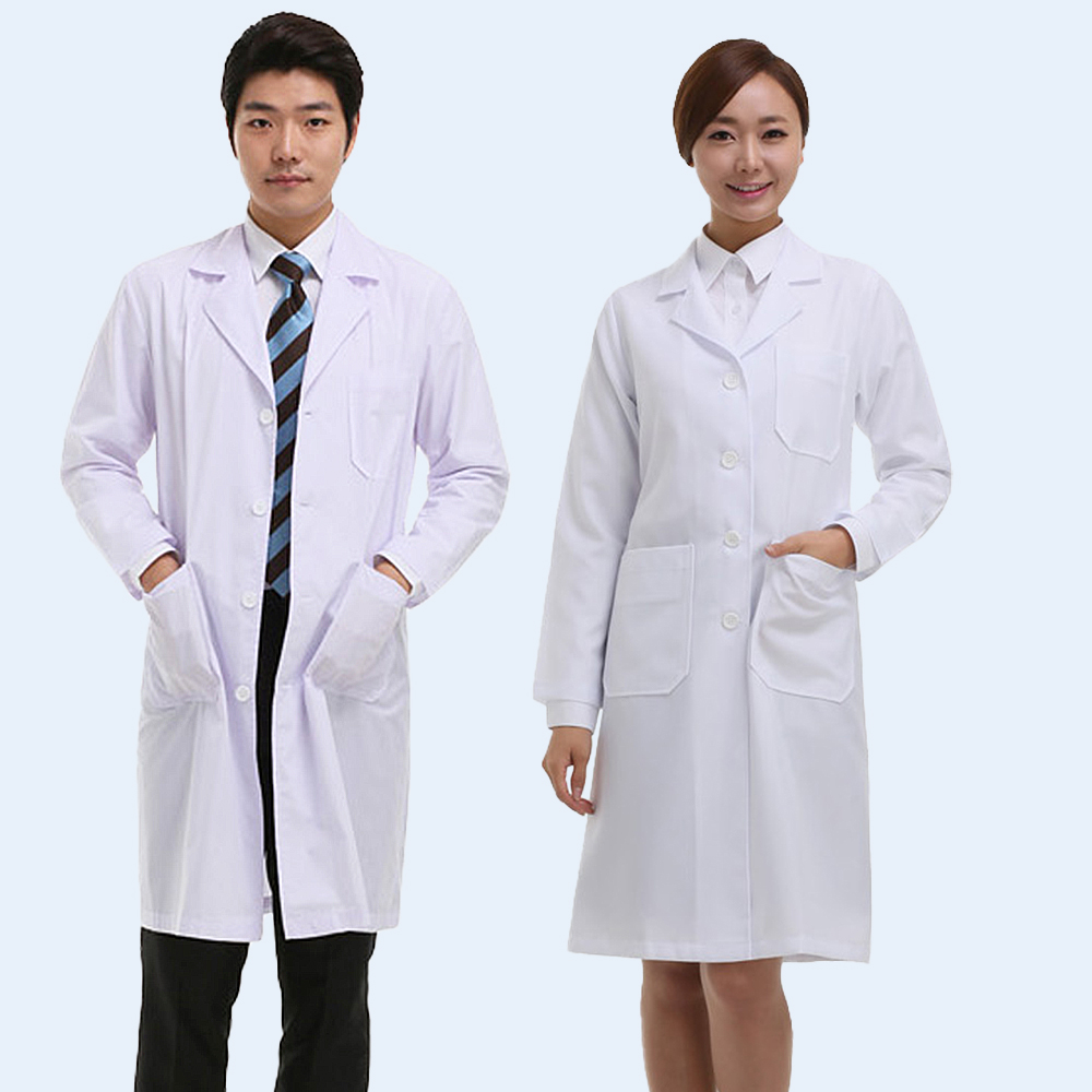 여름용반팔 랩가운 의사 약사 시원한 Lab 실험 영양사가운 - 상세 이미지 3