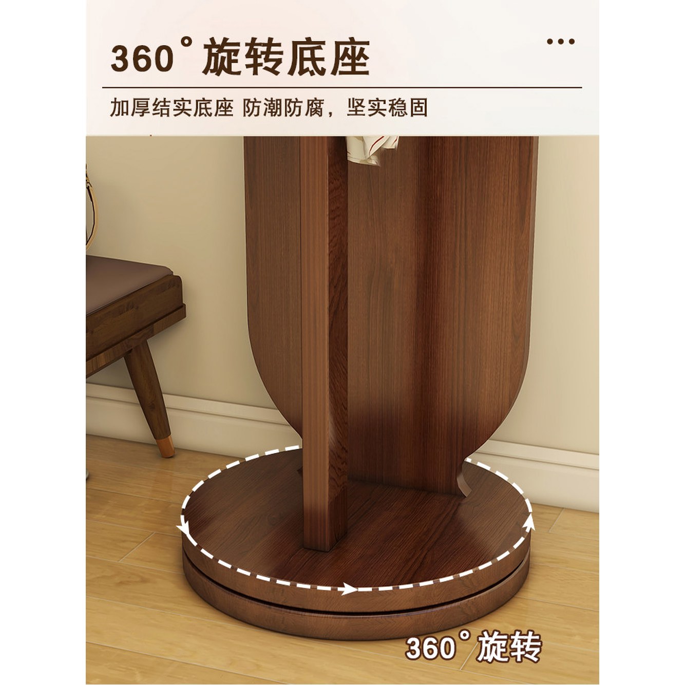 소품 3color 현관전신 폴트로노바 카페 거울 인테리어 전신거울 부착형 전신 - 상세 이미지 2