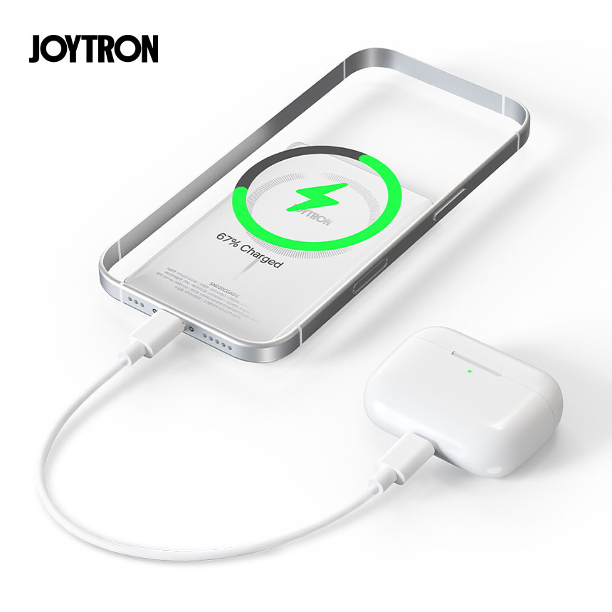 조이트론 초슬림 초경량 맥세이프 보조배터리 무선 고속충전 5000mAh 에어스킨50 라운드엣지 - 상세 이미지 5
