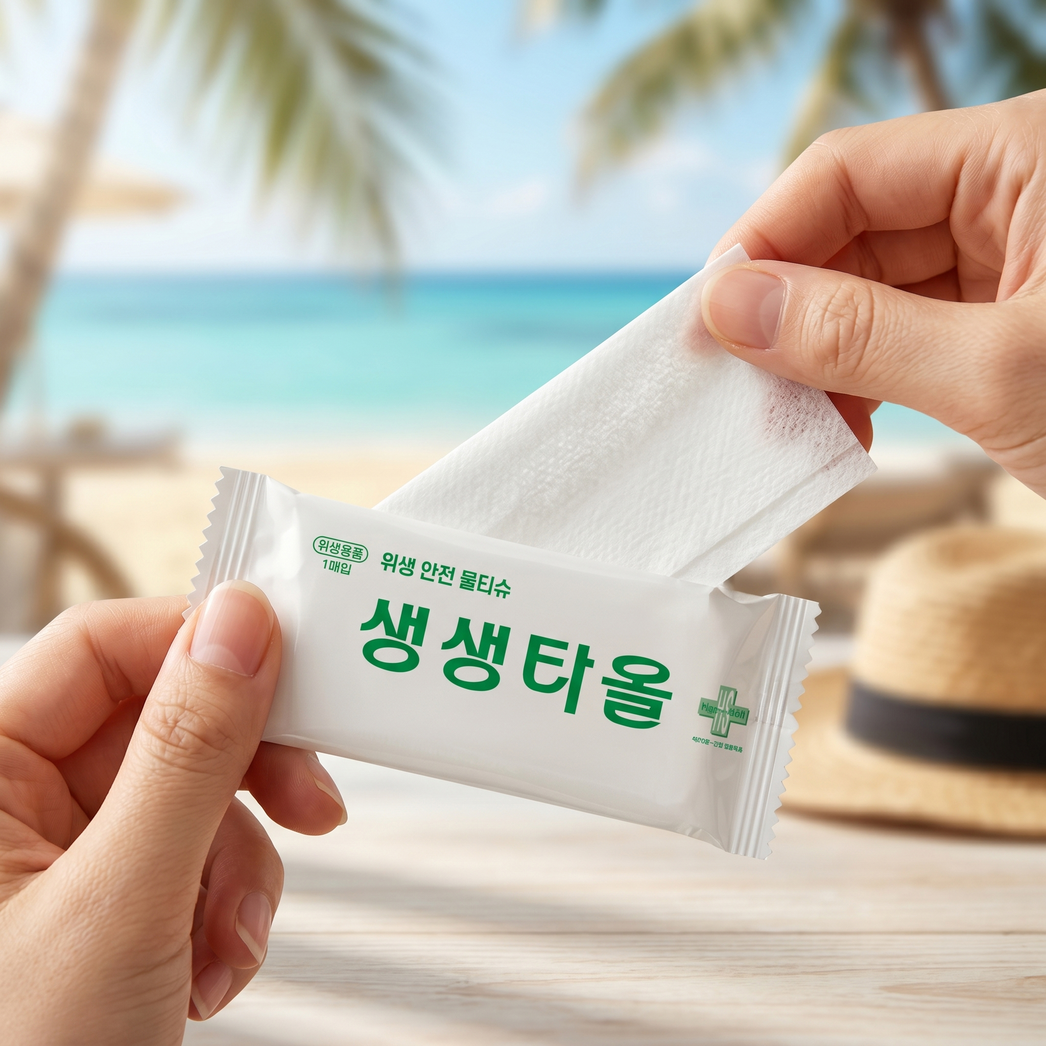 생생타올 업소용 물티슈 400매 개별포장 일회용 카페 배달 식당 물티슈 끈적한 식탁 기름때제거 - 상세 이미지 2