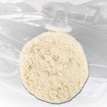 U&U 3M 5704 양면 광택패드 흰색 양털패드
