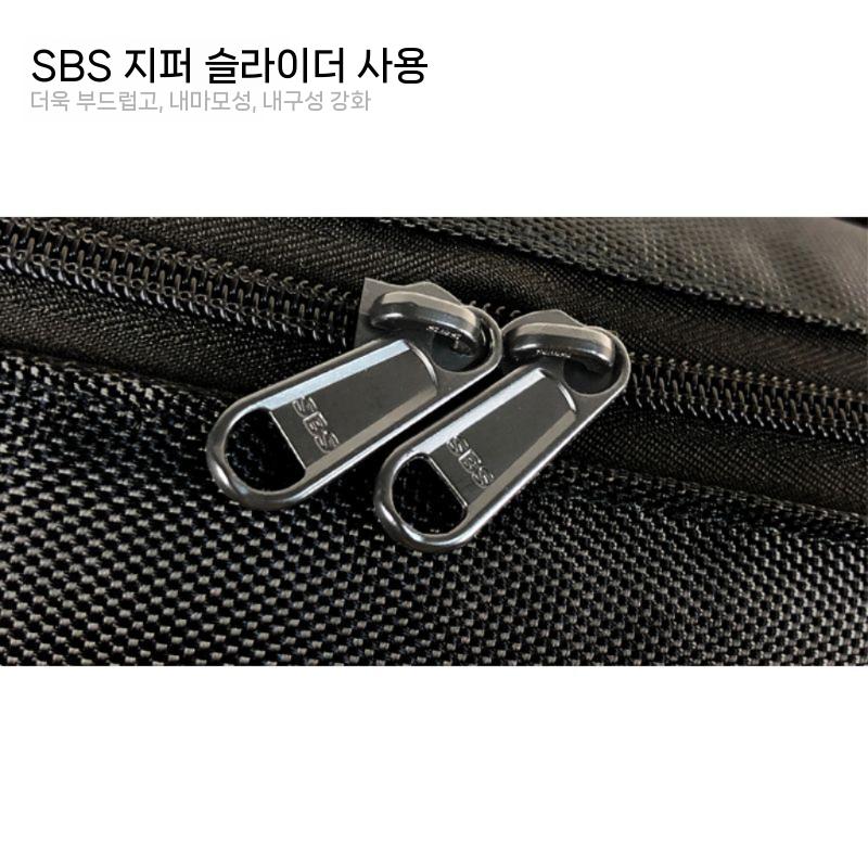 밀대가방 분리수거함 쓰레기통 밀대보관 대형 청소용품가방 가정용 휴지통 대용량 거치대 스탠드 50cm x 11cm 레드 지퍼 - 상세 이미지 4