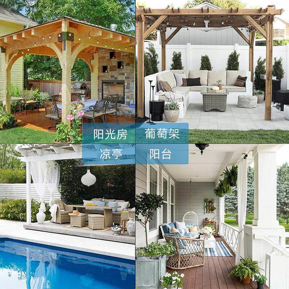 커튼 파티 야외용 차단 가리개 가제보 W230xH270cm 진회색 찍찍이타입 방수 베 2 1 높이 기본 2 7m 비고 변경 가능 - 상세 이미지 2