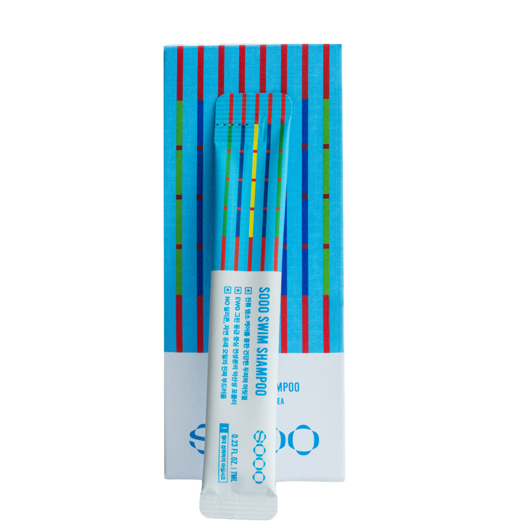 수영 샴푸 염소 냄새 제거 SOOO 수샴푸 트래블 키트 (7ml x 5개입) - 상품 이미지
