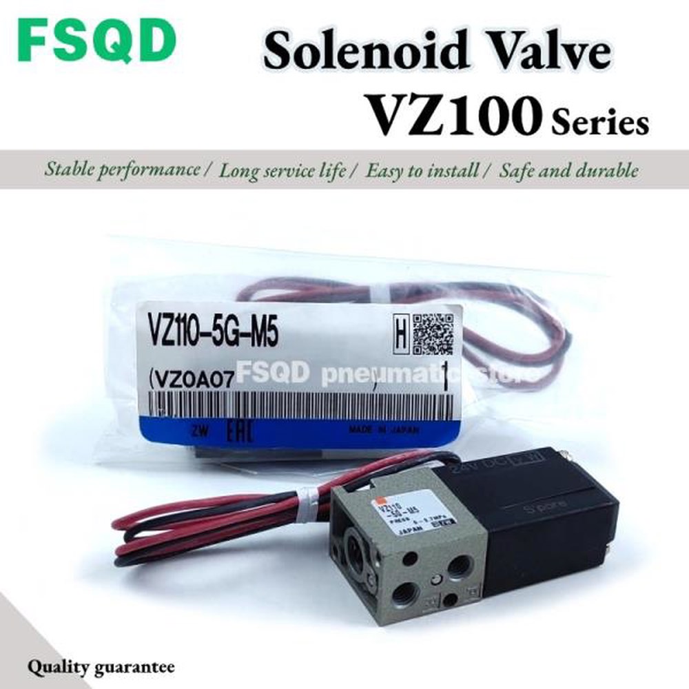 VT3075G101 타입 VZ1105LZ 밸브 솔레노이드 솔밸브 5L 4선 SYJ314M6G SMC VT3075G101 - 상품 이미지