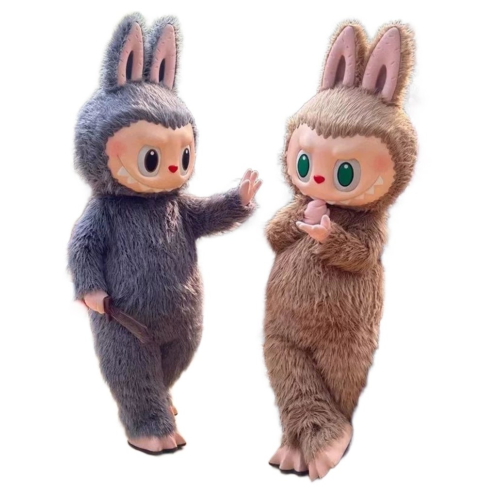 인형탈 라부부 프 동물의상 곰돌이 갈색 졸업사진컨셉 캐릭터 용 카키랍토끼 할로윈데이 이즈 프 이즈 카키랍토끼 - 상품 이미지