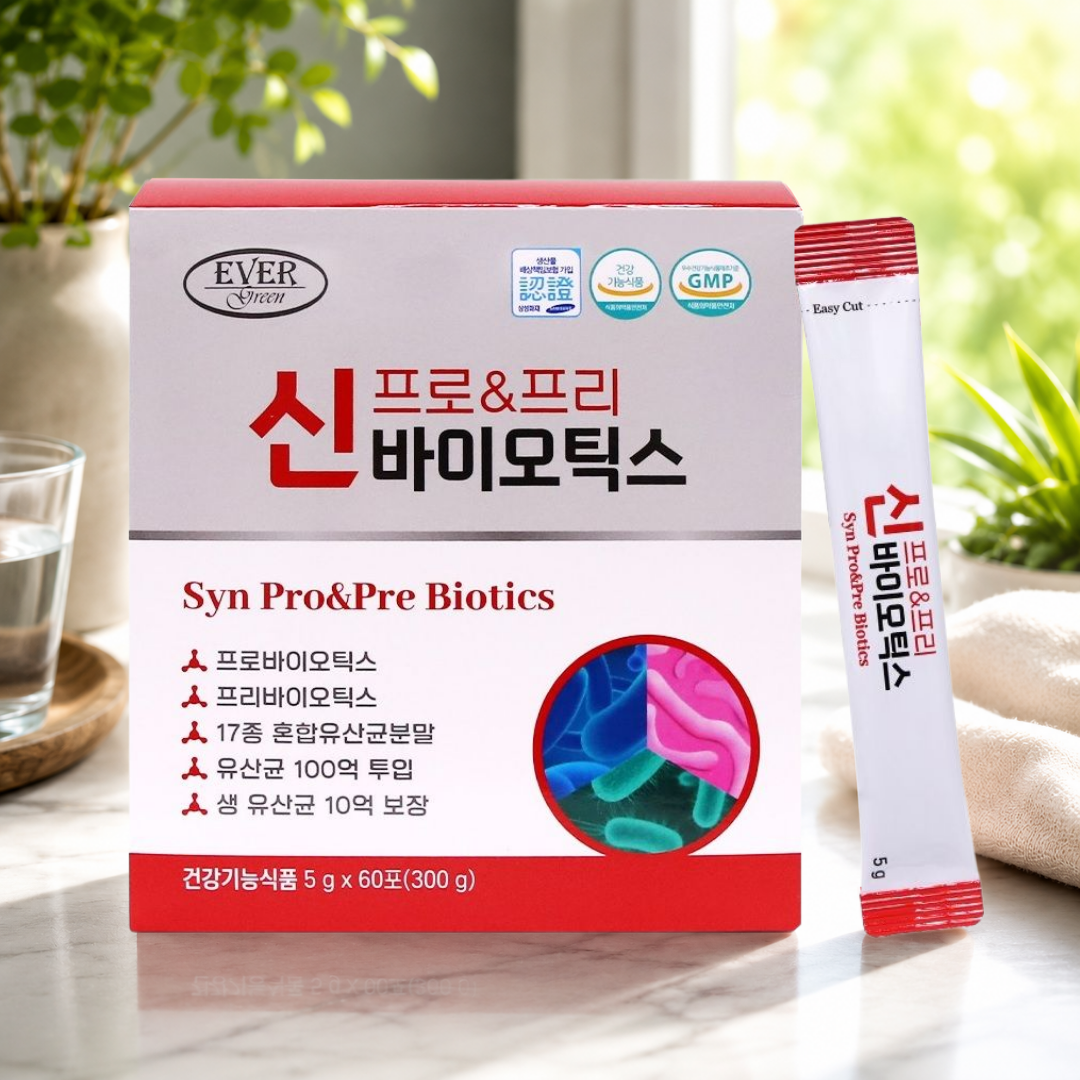 [2개월] 신프로린 장 건강 생 유산균 신 프로 & 프리 바이오틱스 5g x 60포, 1개 - 상세 이미지 5