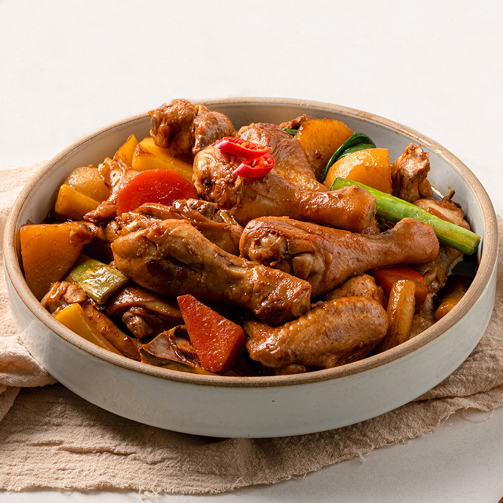 닭집 사다리간장찜닭 매운맛(신라면보다 쪼끔 매콤) 1.1kg 2인분 - 상품 이미지