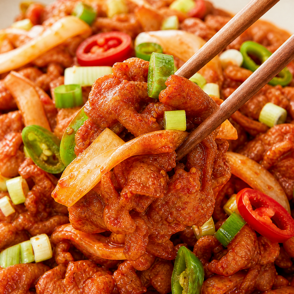 유비푸드 불맛가득 기사식당 제육볶음 200g x 3팩 - 상세 이미지 2
