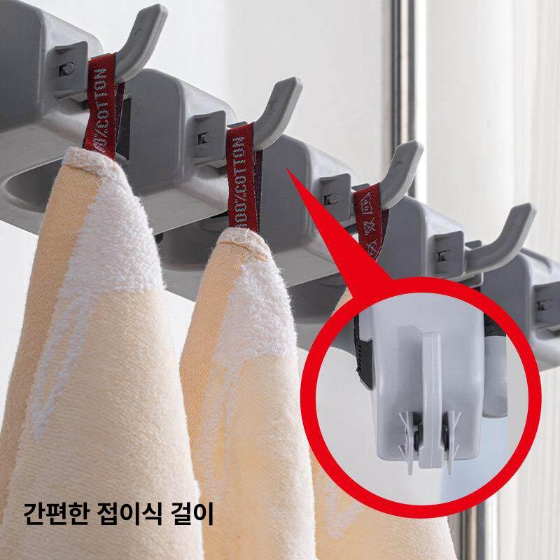 대걸레 거치대 마포걸레 보관 마포 건조대 정리대 걸레 홀더 높은 걸이 옷걸이 청소 받침대 - 상세 이미지 4