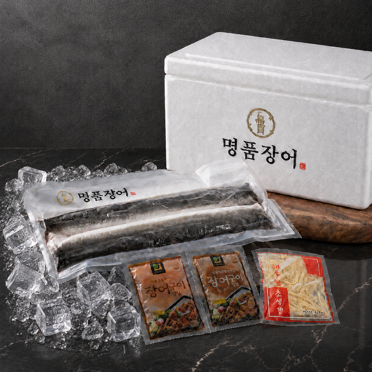 국산 자포니카 장어 민물장어 1kg 소스 2종 초생강 올인원 - 상품 이미지