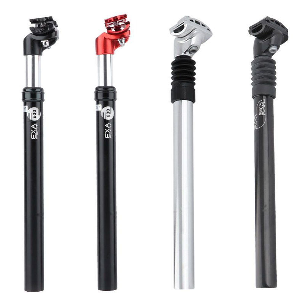 접이식 쇼바 자전거 27 프레임 mtb자전거 안장 스프링 서스펜션 2mm 그림같이 블랙 산악 300mm 유압 300mm 그림같이 - 상품 이미지
