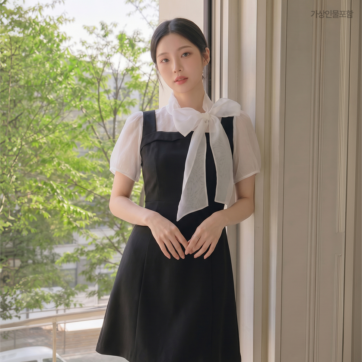 로엠 우븐매칭 미니 원피스 RMOWG26ST1 - 상품 이미지