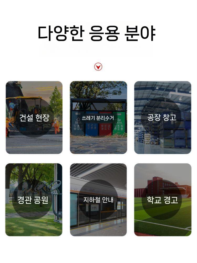 휴대용스피커 포터블스피커 흰색 방송기 야외 블루투스 무선 캠핑 버스킹 방수 라디오 소형 - 상세 이미지 4