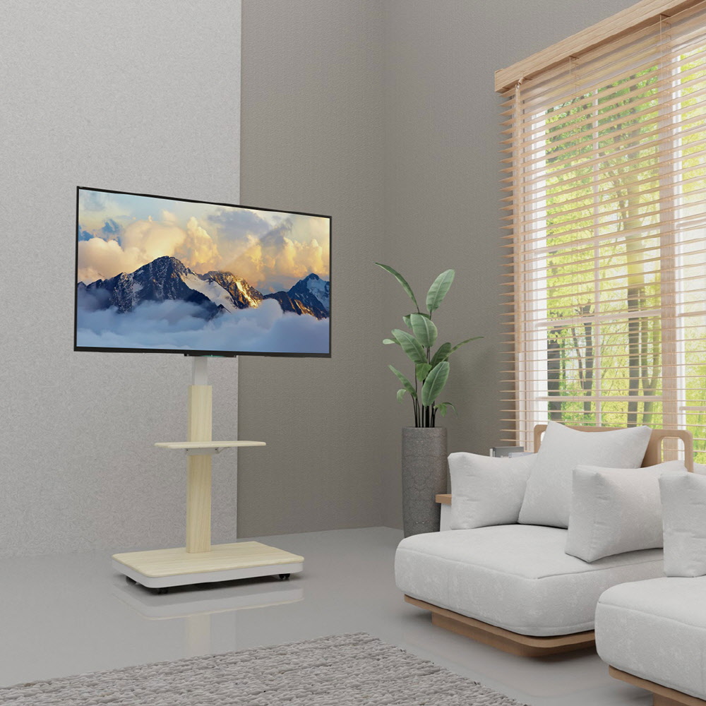 이동식tv 거치대 삼성 lg 이노스 호환 75인치 대형 티비스탠드 전동식 - 상세 이미지 5