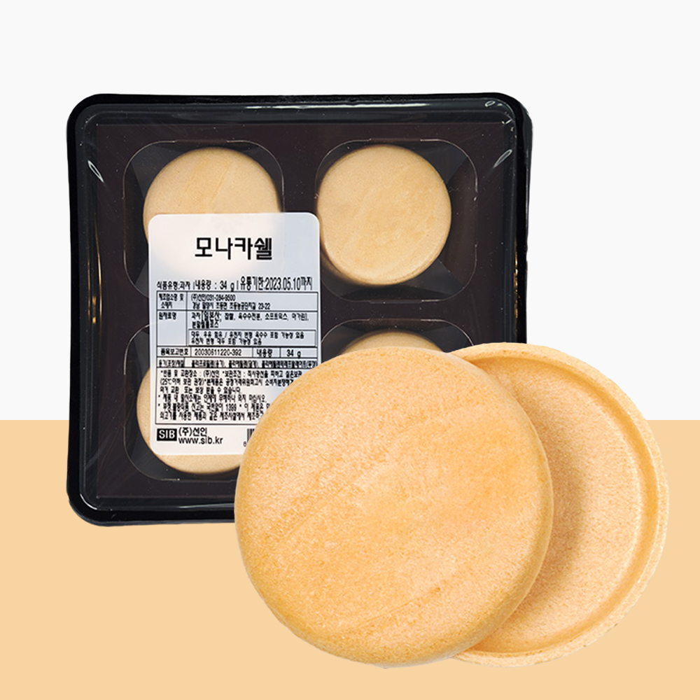 모나카 쉘 34g x 20개 과자 모나카깍지 모나카 만들기 - 상품 이미지