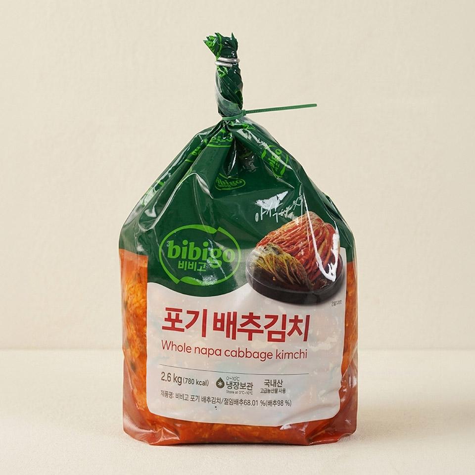 메가마트 CJ 비비고 포기배추김치 2.6kg - 상품 이미지