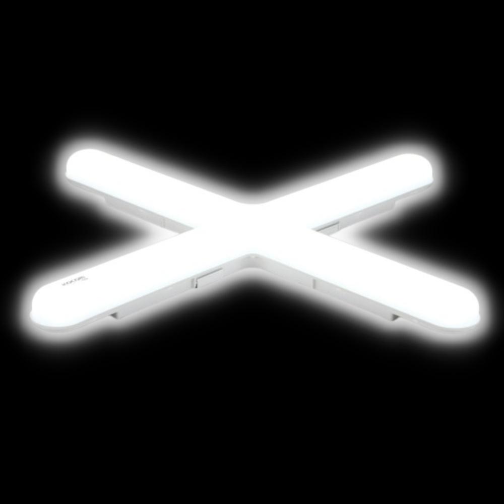 LED 십자등 60W 국산 LED 형광등 십자형광등 PL등기구 - 상품 이미지