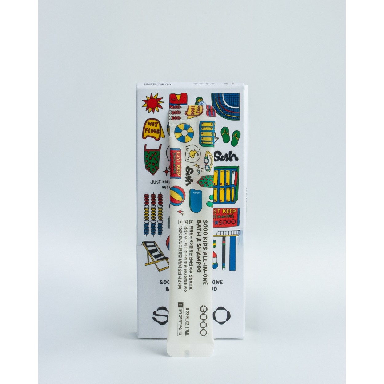 [내일배송] SOOO 여행전용 키즈올인원(샴푸&바디워시) 트래블키트(7mlⅹ5개입) - 상품 이미지