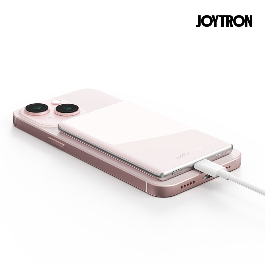 조이트론 초슬림 초경량 맥세이프 보조배터리 무선 고속충전 5000mAh 에어스킨50 라운드엣지 이미지 6