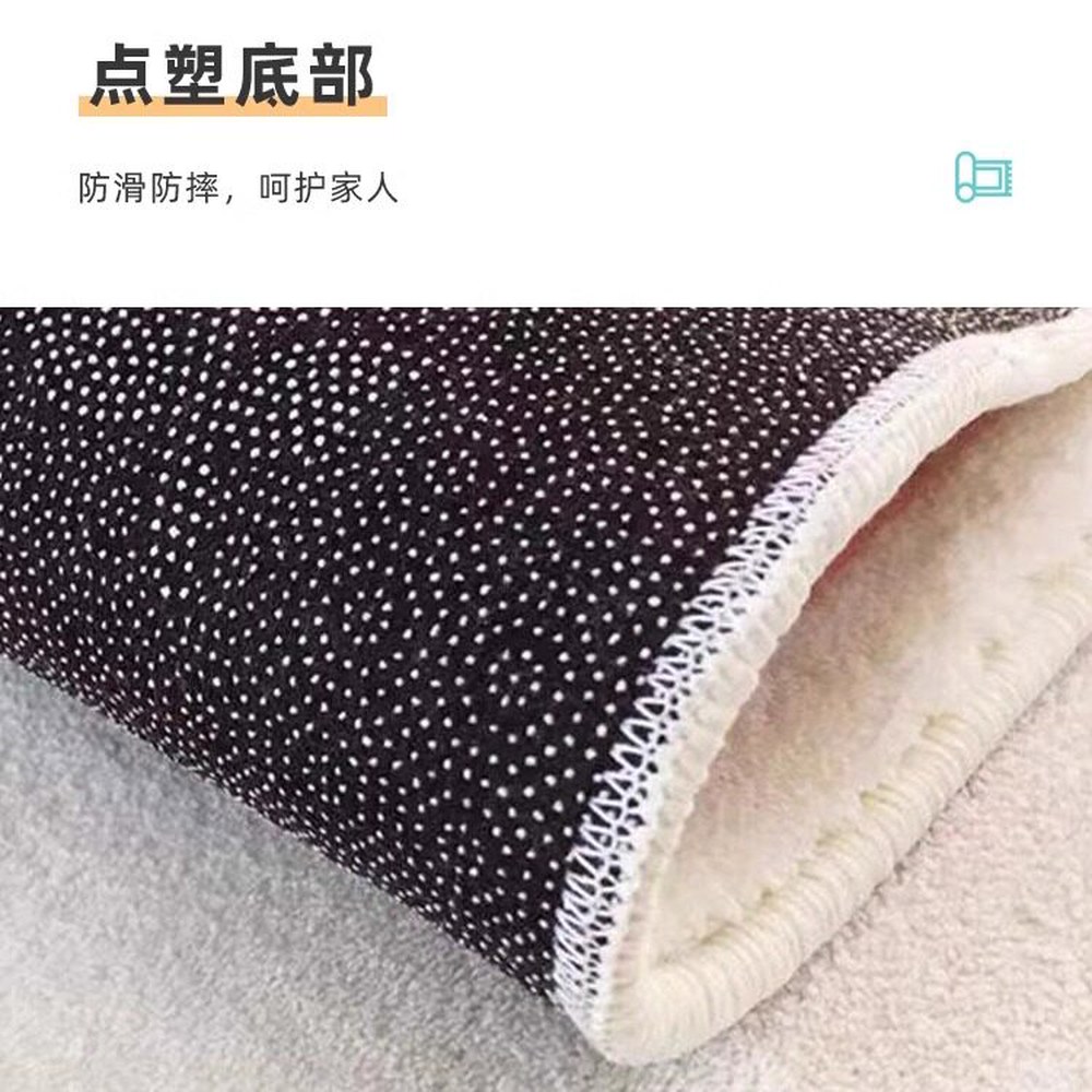 그러데이션 긴러그 깔끔한 도톰 발코니 직사각형러그 카페트 40x120cm 버전 고밀 감성 소프트 긴카페트 베란다 홀리데이 그레이 업그레이드 - 상세 이미지 2