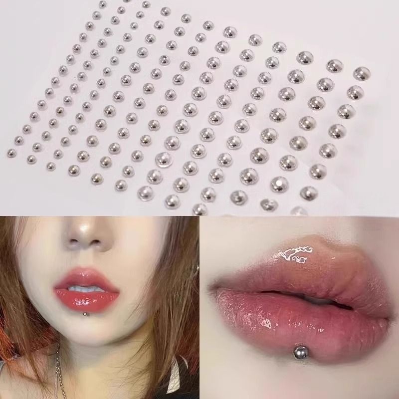 피어싱 스티커 165p 귀안뚫는 붙이는 피어싱 귀찌 귀꾸 코꾸 코찌 스티커 귀걸이 악세사리 - 상세 이미지 4