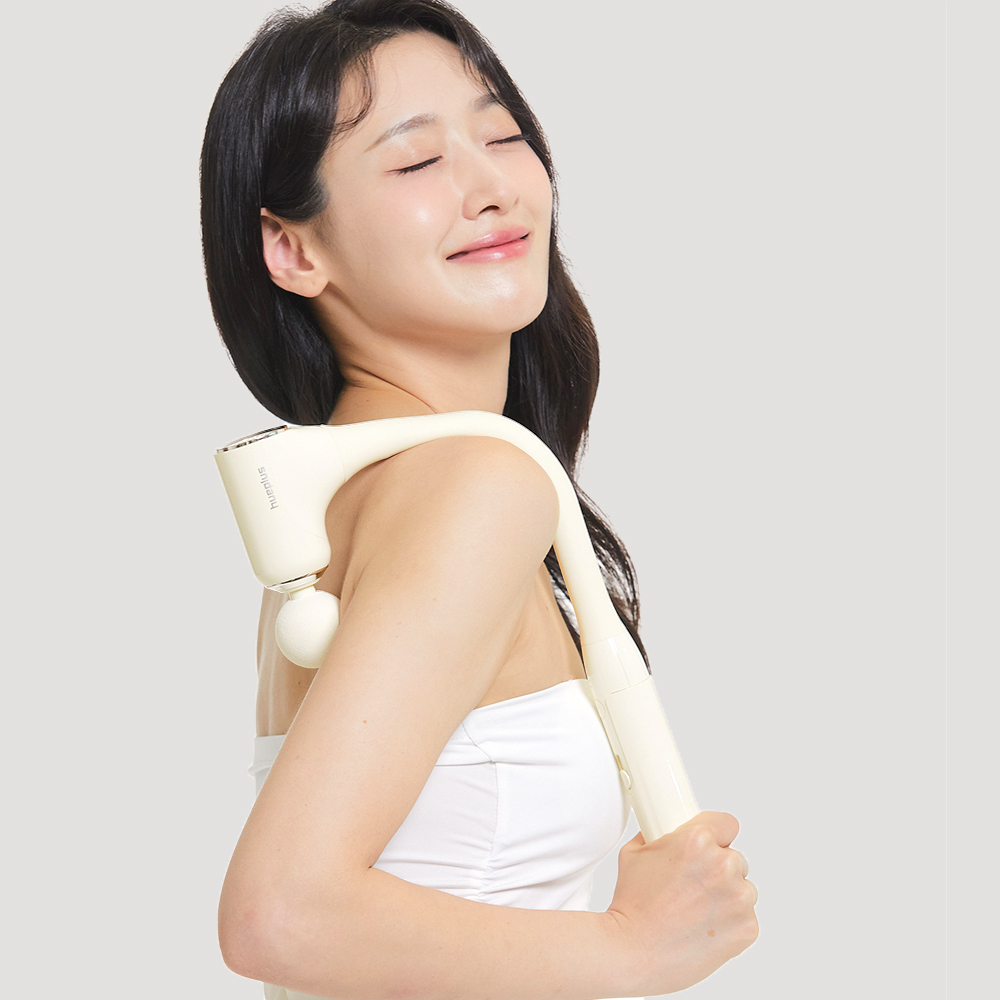 마사지건 추천 휴플러스 릴랙스 승모근 마사지 커브건 사용법 마사지건 후기