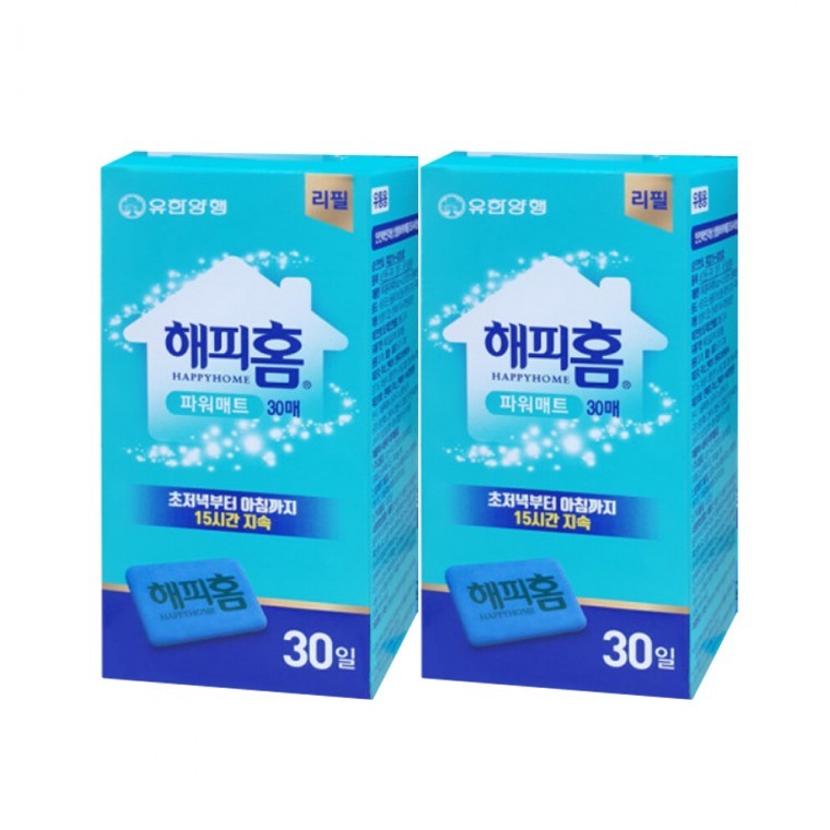 해피홈 파워매트S 리필 30매x2개 - 상품 이미지