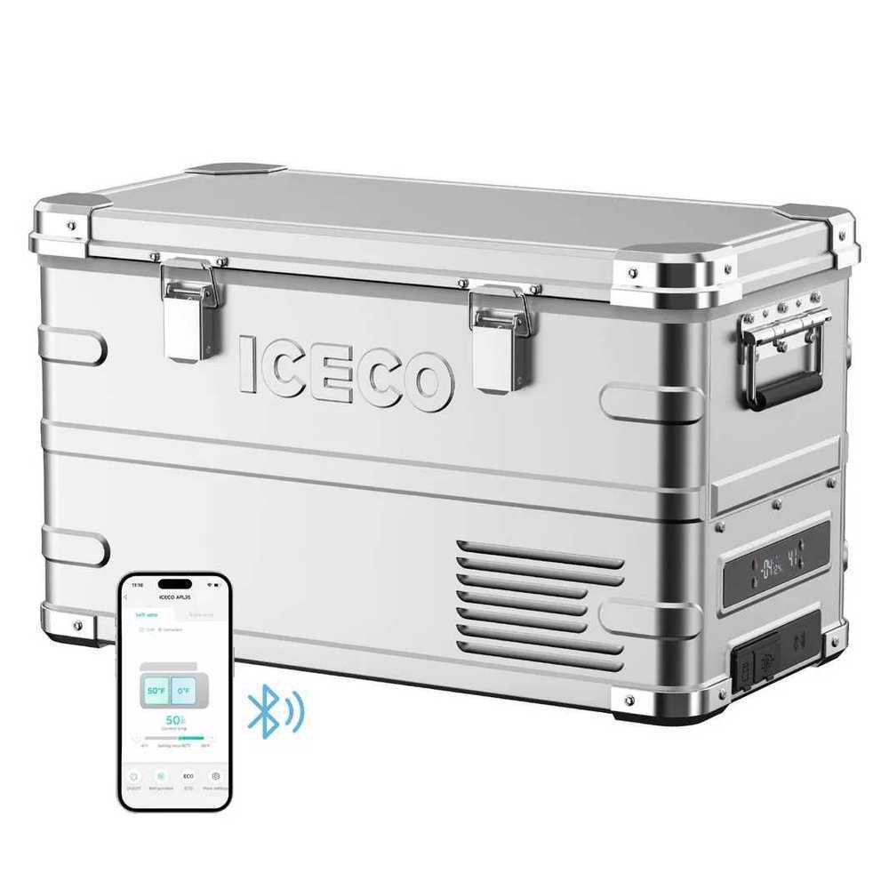 냉장고 캠핑 24V 인델 35L 12V 220V 듀얼 20L 자동차 아이스코 1 J20 마그네슘알루미늄합금 블루투스모바일앱 - 상세 이미지 2