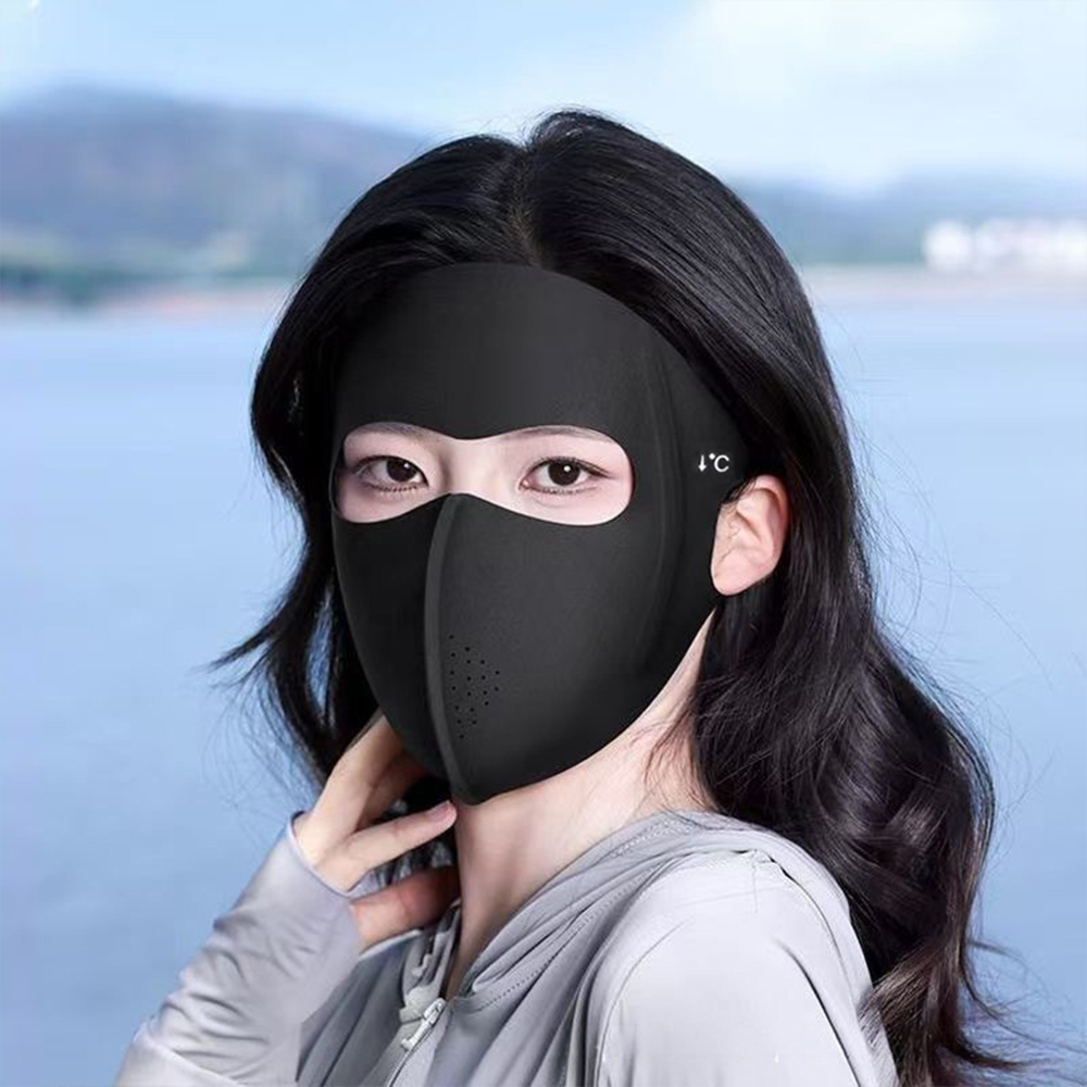 uv차단 냉감 자외선차단마스크 얼굴전체 쿨링 여름 여성 골프 마스크 러닝 얼굴햇빛가리개 이미지 7