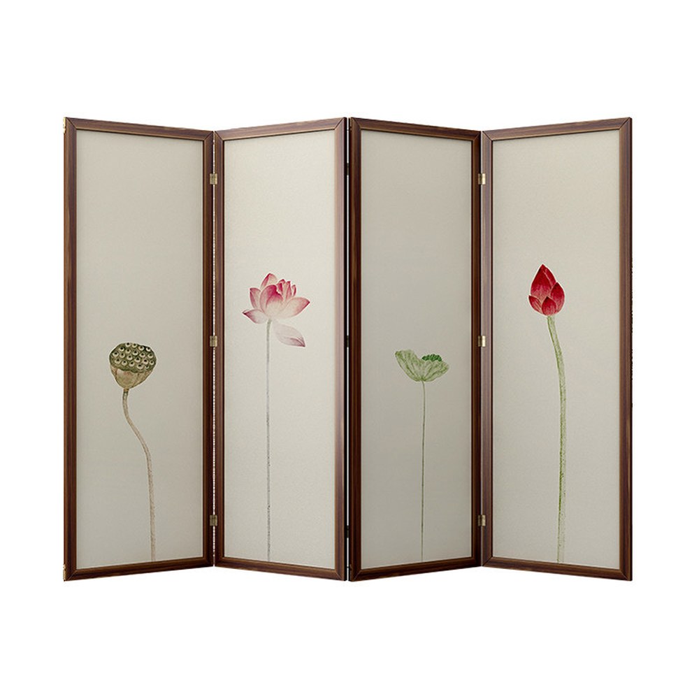 180cmx50cm 돌잔치 촬영 가정용 연꽃 백일 가벽 불침 상견례 전판사 100일 1 180x40 식 돌상병풍 1 전판사 불침 식 연꽃 180x40 한 짝 - 상품 이미지