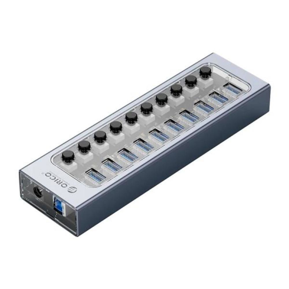 7AQ 8포트 USB 허브 0 9528 멀티허브 노트북 충전겸용 M3U3 - 상품 이미지