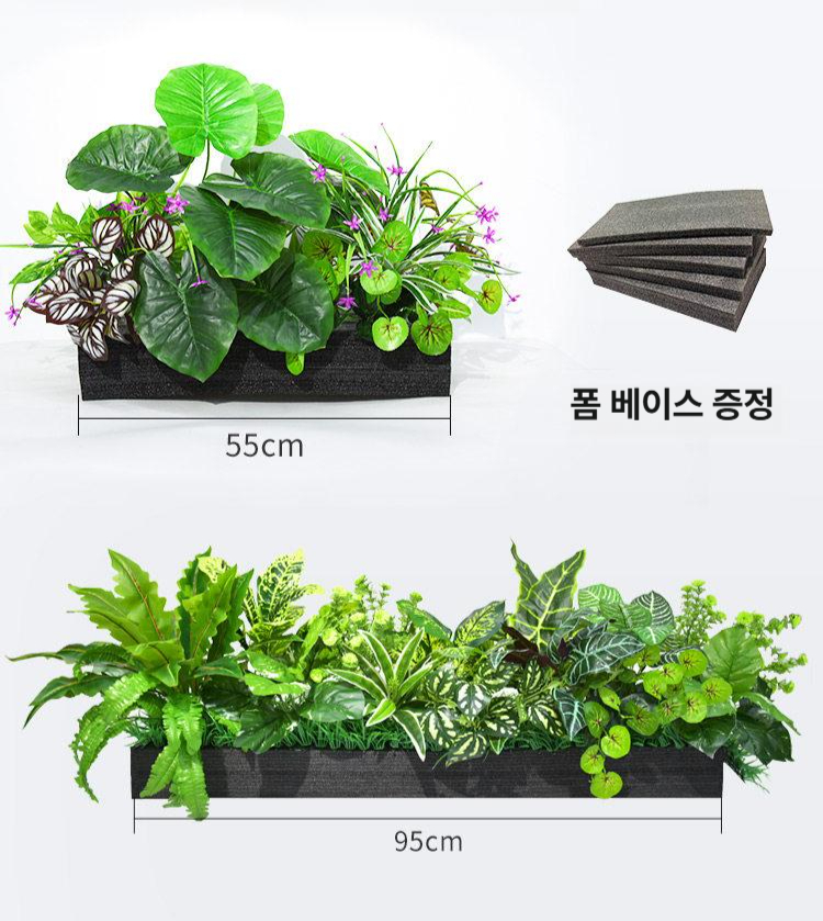 인조화초 열대 조경 모형 야외 장식 인테리어 화초 야자수 인공 정원 선인장 - 상세 이미지 4