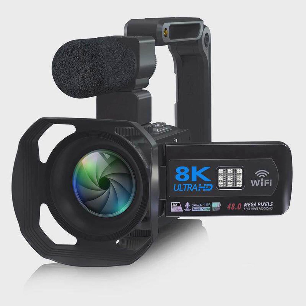 비디오 박스 쿼드 세트 Camera 8K Video Camer 유튜브 홈시어터 스트리밍 UHD 리모컨 1 8K Video Camera 8K Vide - 상품 이미지
