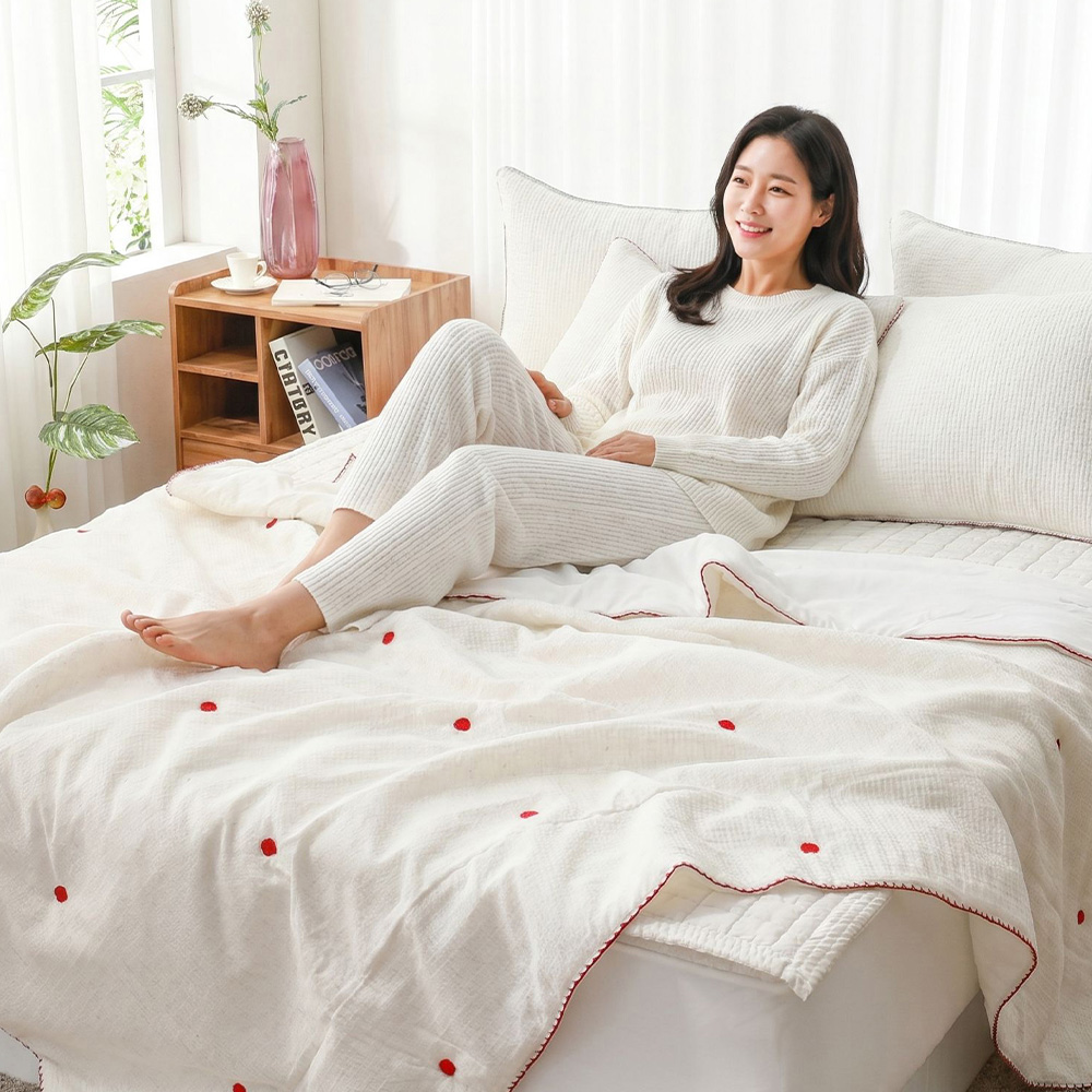 삼베 모달여름이불 햄프 여름 모달 구름이불 차렵 종류 SS - 상세 이미지 5